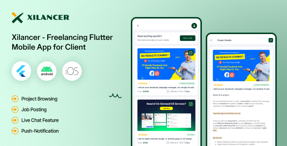 Client Flutter Mobile App - Xilancer Freelancer Marketplace Platform nulled
